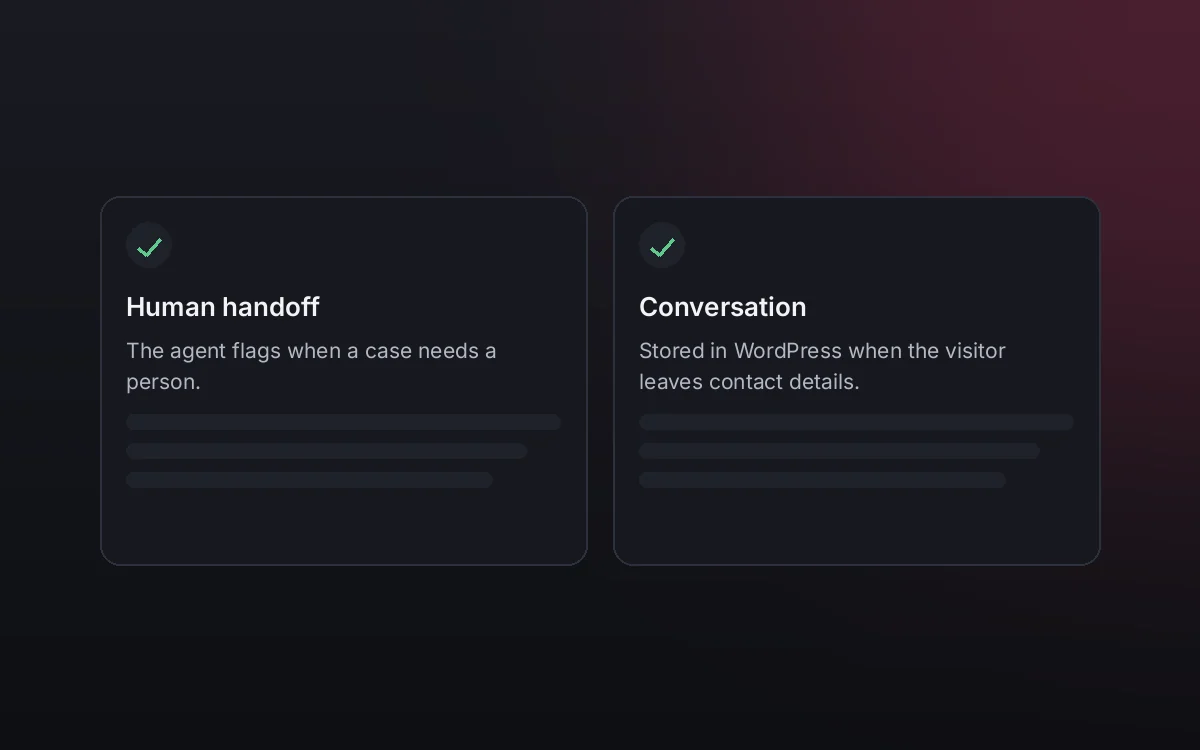 Conversational Cart Recovery Concierge — Recovers carts by answering the doubt that stopped the purchase, with your store's real stock, price and policies.