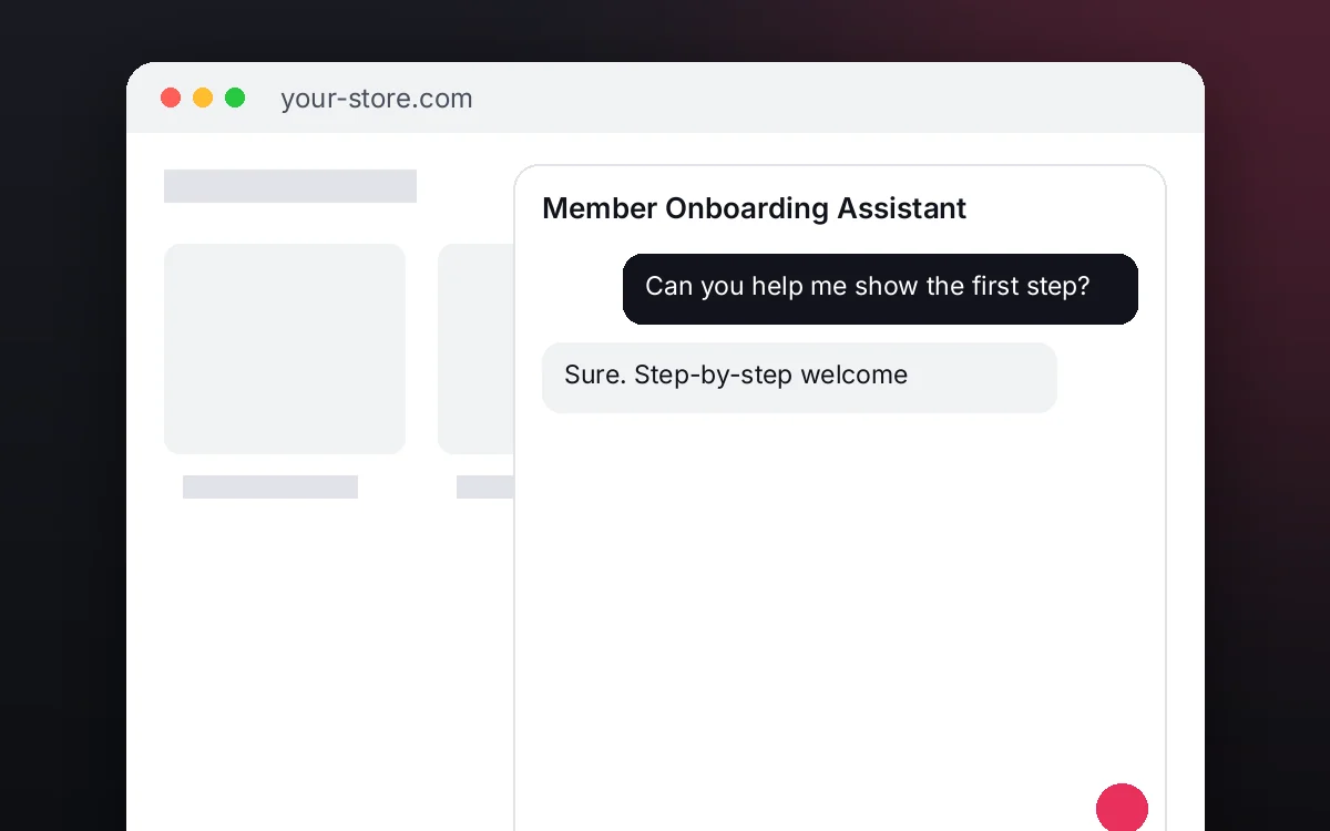 Member Onboarding Assistant — Welcomes each new member with a guided checklist so they make the most of the association from the start.