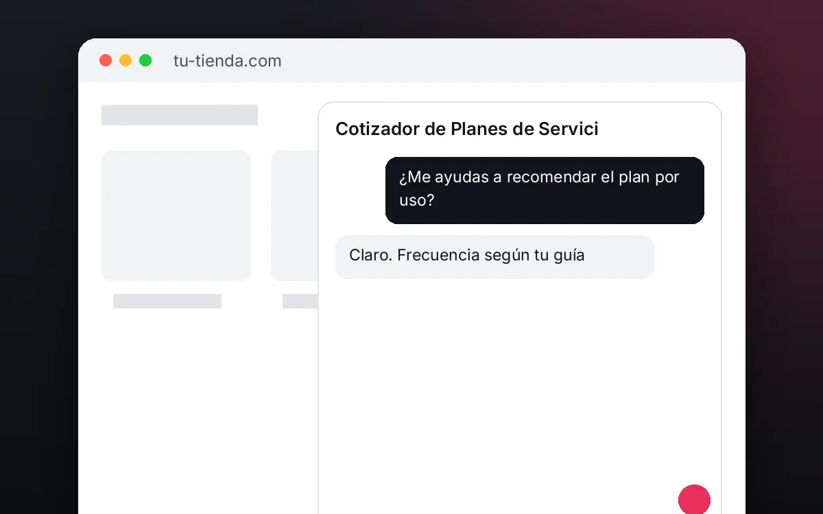Cotizador de Planes de Servicio Recurrente — Cotiza planes de mantenimiento recurrente con frecuencia, alcance y precio publicados, listos para contratar.